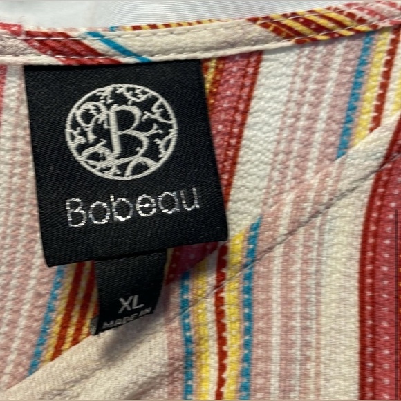 Nordstrom Bobeau Flutter Layered Sleeve Boho Top Size XL - Picture 2 of 2